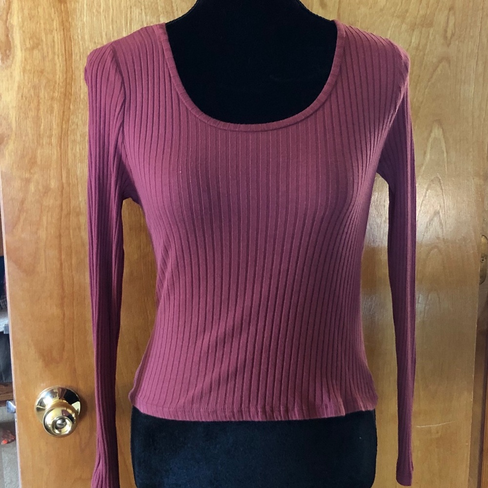 Charlotte Russe Ribbed T-Shirt